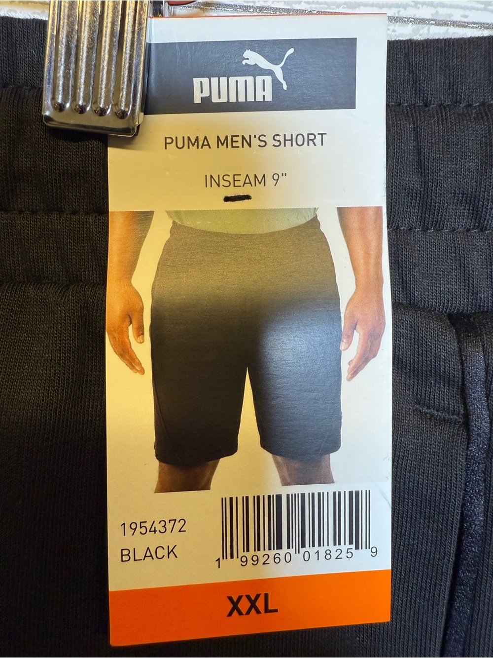 Puma Men's Black Athletic Shorts - XXL
